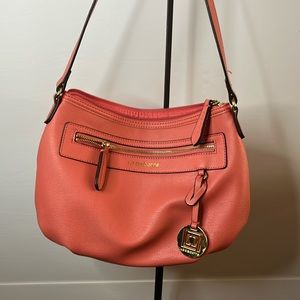 Liz Claiborne peach shoulder bag